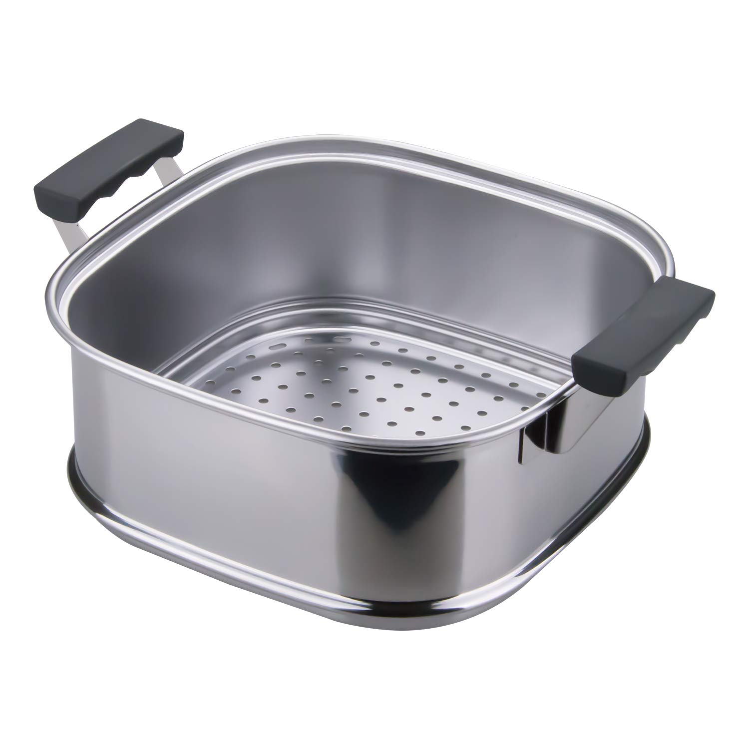 Amazon｜神子島製作所 蒸し器 18-0ステンレス 24cm 筒のみ｜蒸し器